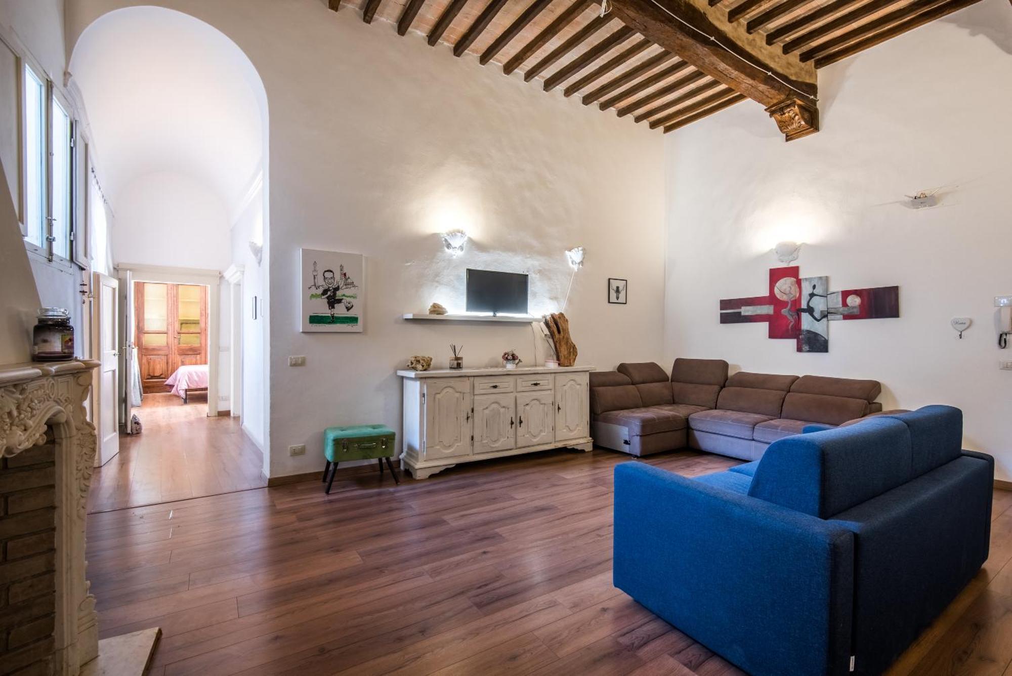 Incantevole Appartamento Banchi Di Sopra Siena Luaran gambar
